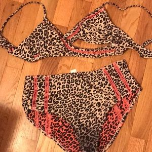 High waisted swimsuit